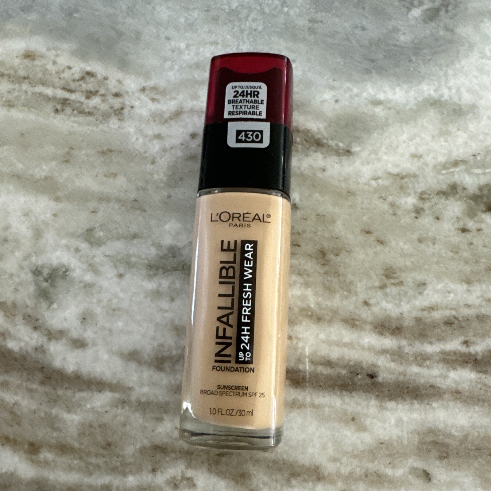 L’Oreal Paris Infallible 24hr Fresh Wear Foundation EXP 08/23 430 Ivory Buff