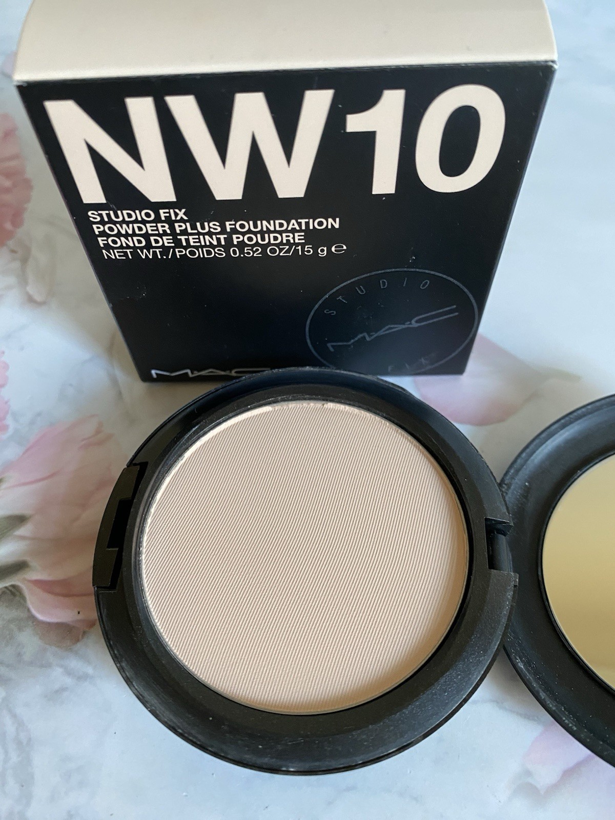 NW10 ~ MAC Studio Fix Powder Plus Foundation, 15g /.52oz NIB,original Formula