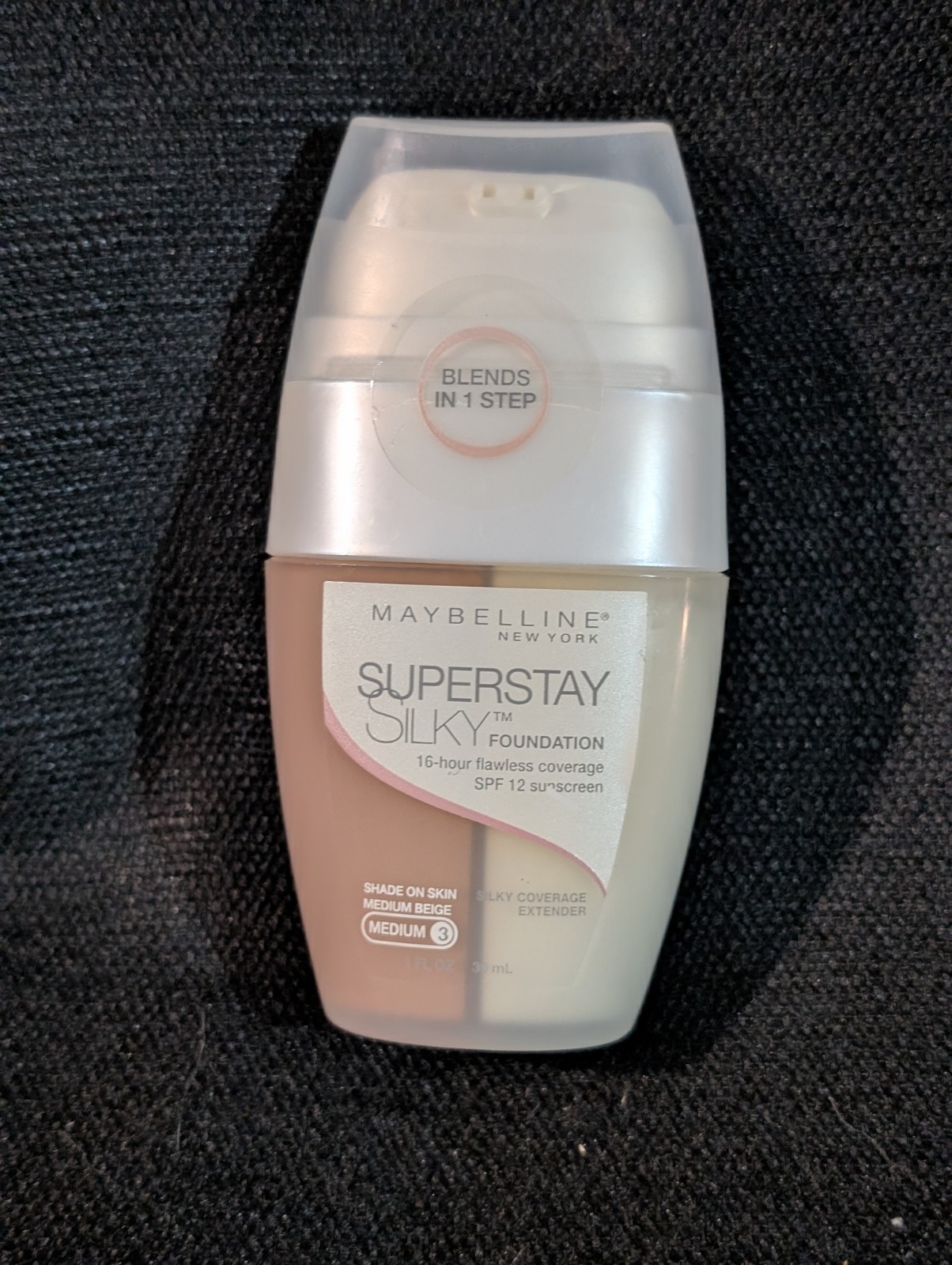 Maybelline SuperStay Silky Foundation SPF12 – Medium Beige– Sealed