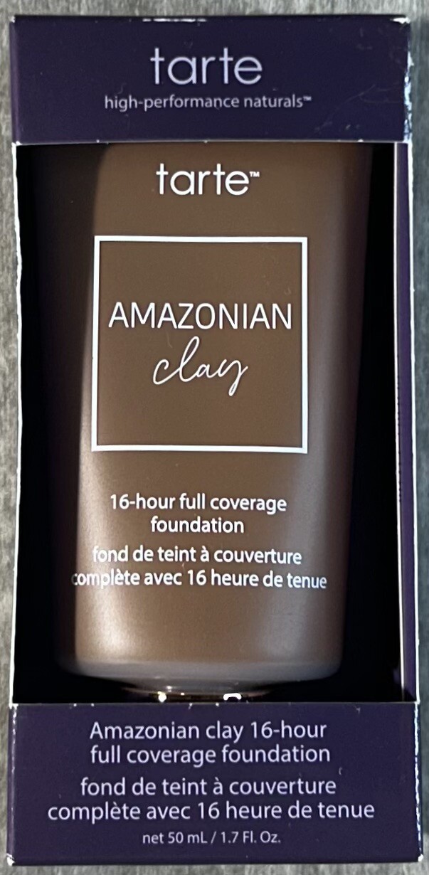 Tarte Amazonian Clay 16 Hour – 57N Rich Neutral 1.7 Oz Foundation – NEW