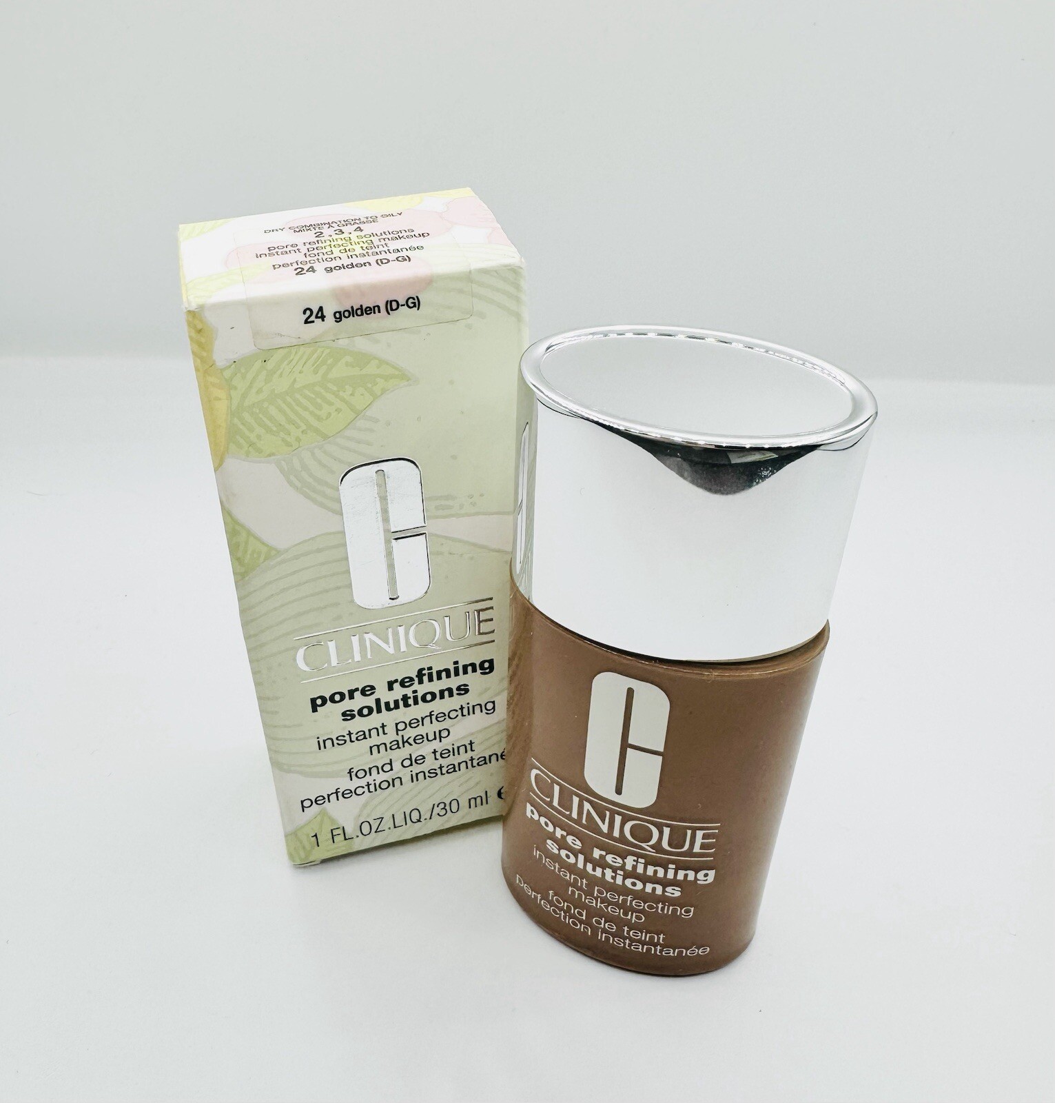 Clinique Pore Refining Solutions Instant Perfecting Makeup 1 oz 24 Golden New