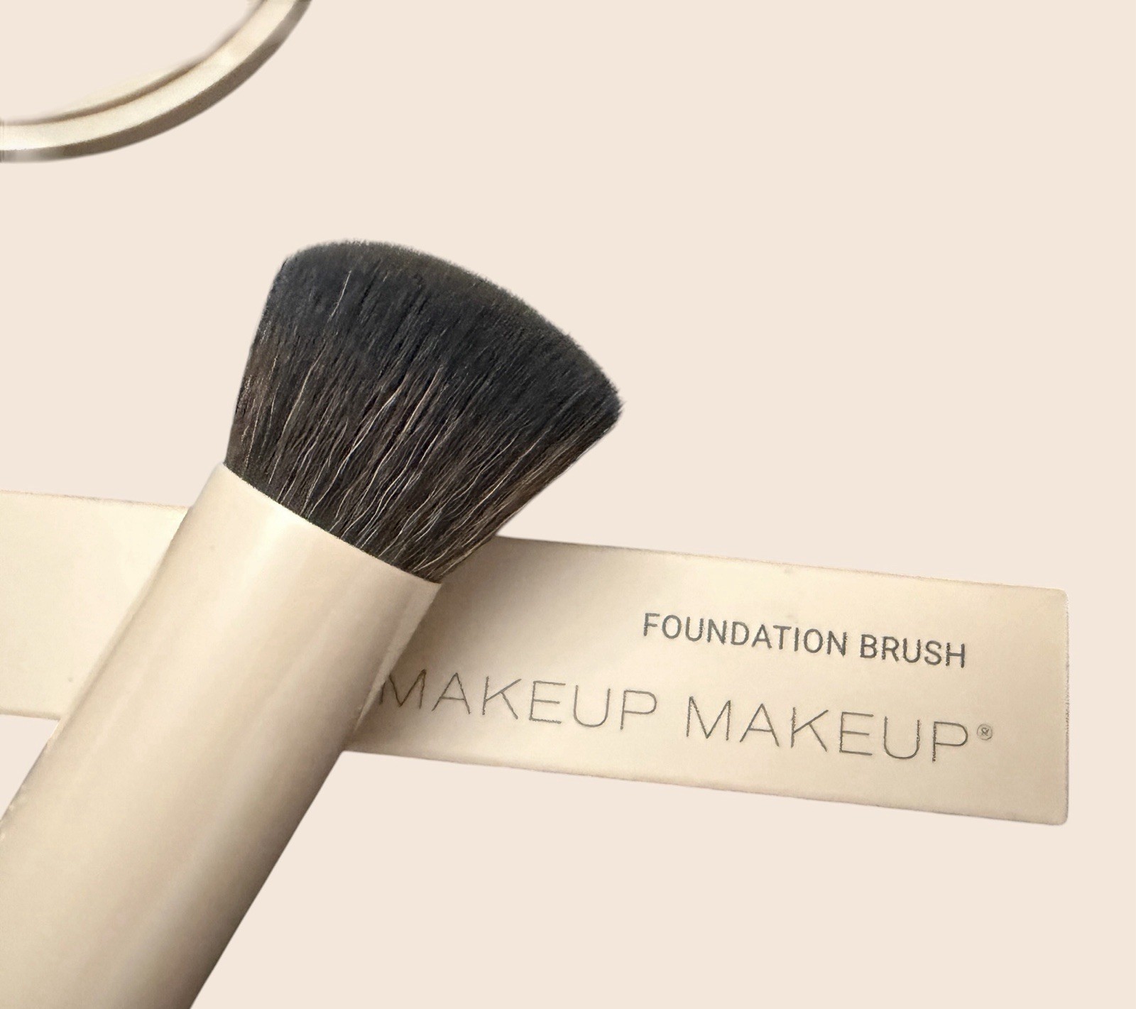 The Original No Makeup Makeup WARM DEEP cream LOT 2 Foundation & Brushes Damaged