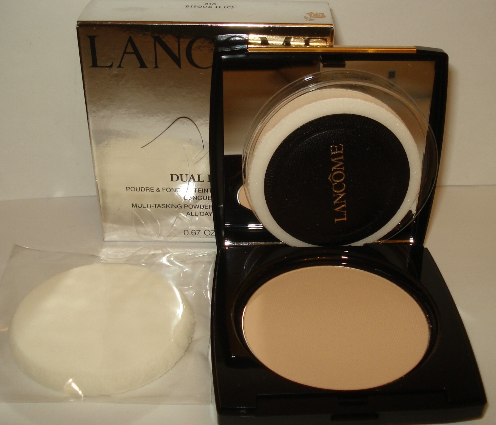 Lancome Dual Finish Multi Tasking Powder & Foundation NIB Choose your Shade ….
