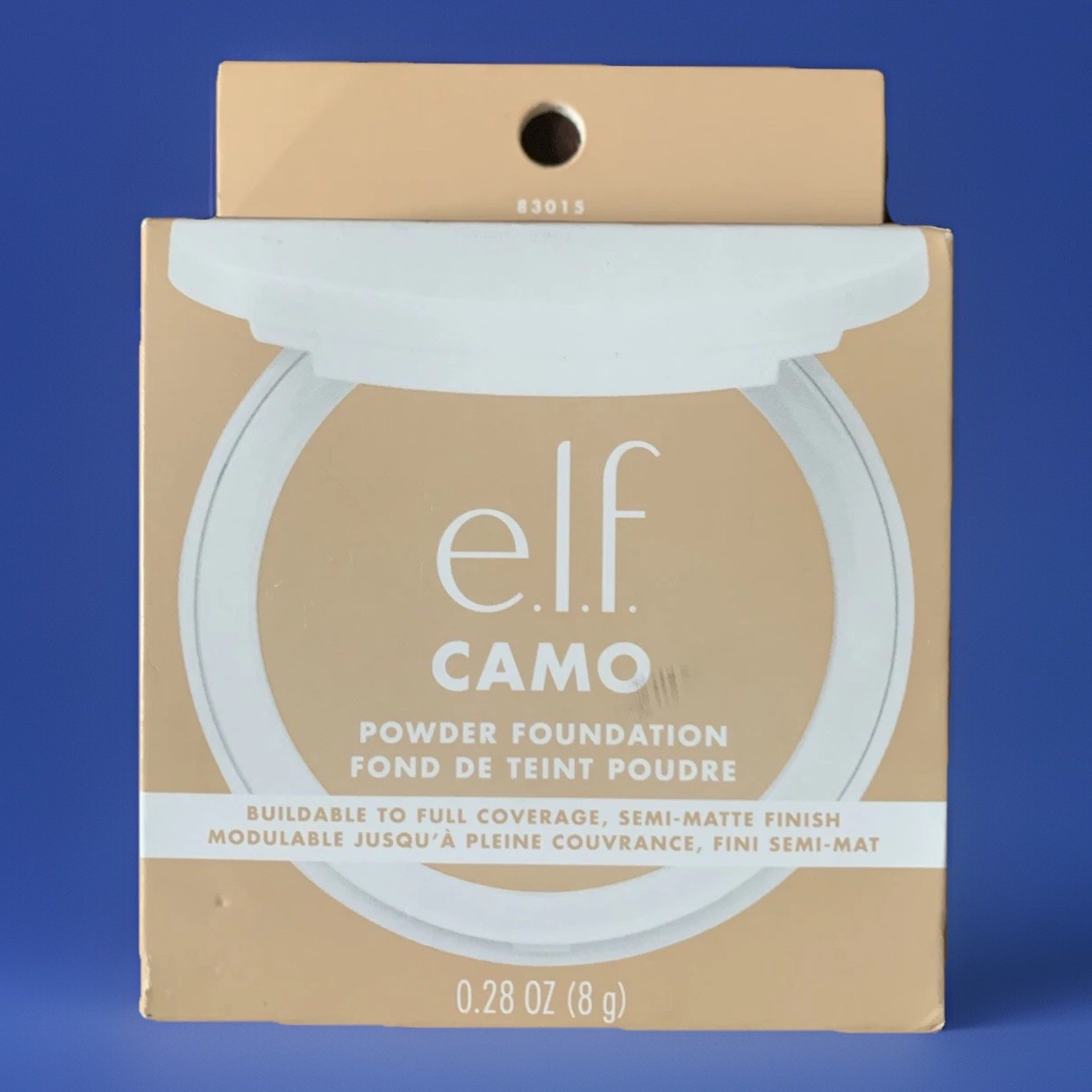 e.l.f. Camo Powder Foundation, Medium-to-Full Coverage Foundation, Medium 355 W