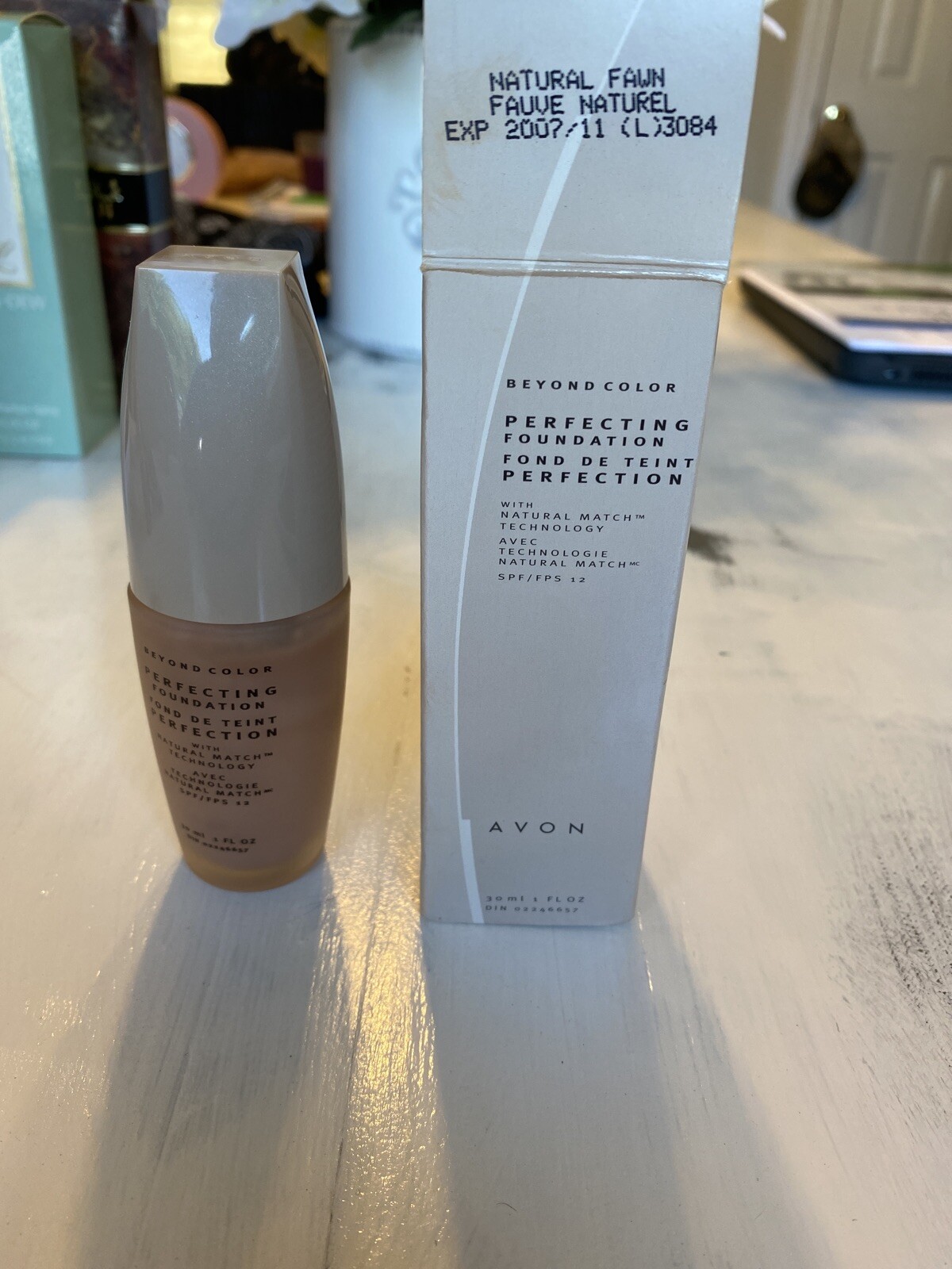 Avon Beyond Color Perfecting Foundation/ Natural Fawn 30ml. Opened But Not Used