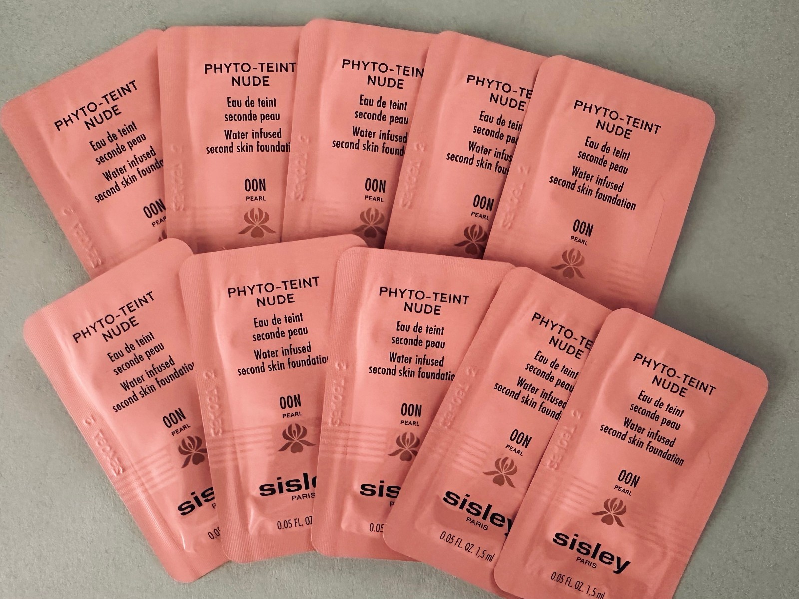 10 X Sisley-Paris Phyto Teint Nude Samples 1.5ml x 10 = 15ml 00N Pearl