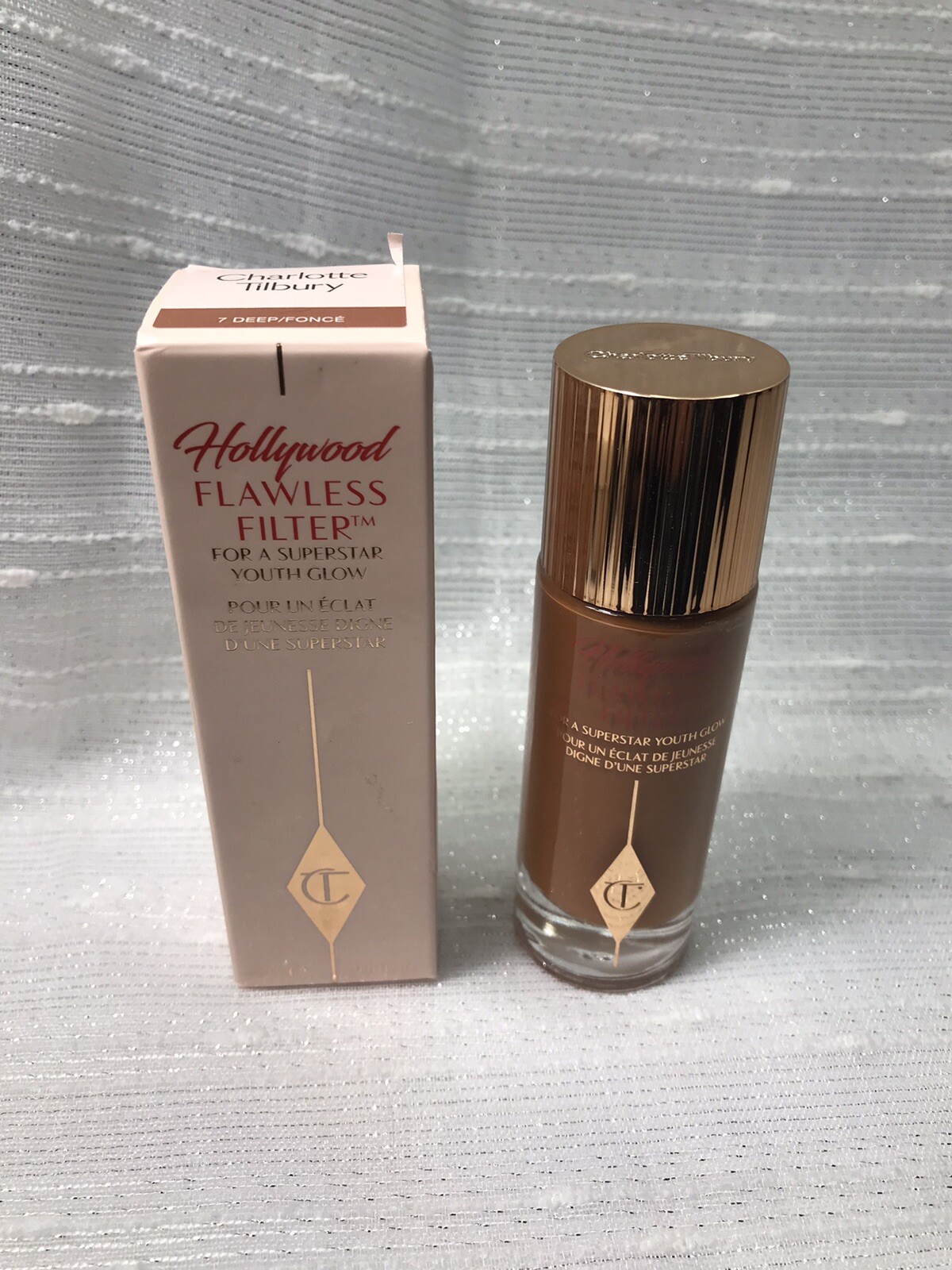 Charlotte Tilbury Hollywood Flawless Filter #7 Deep – 1 fl oz New