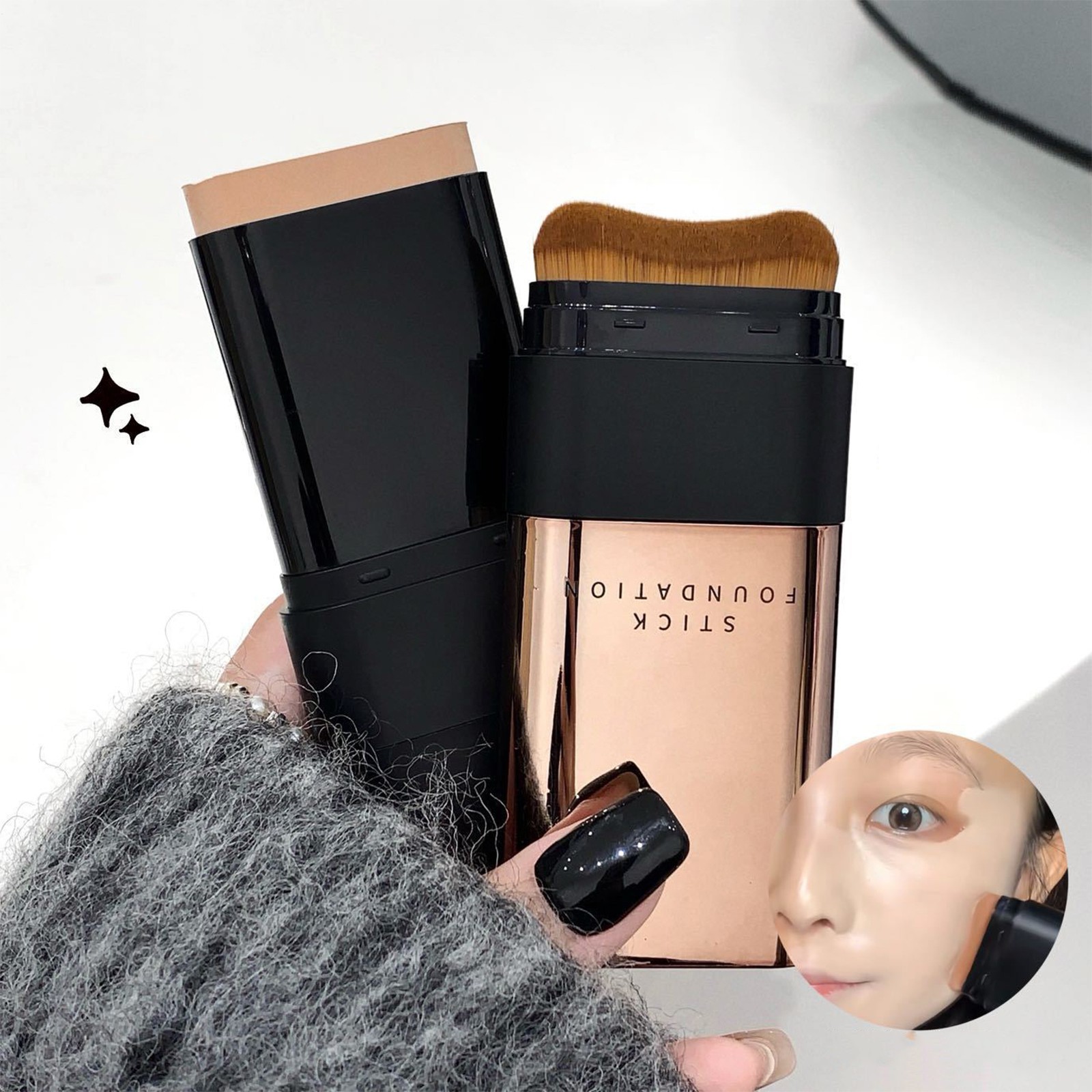 Foundation Stick Double-Head Foundation Moisturizing 20g – NEW Sealed