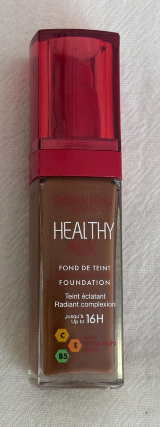 Bourjois Healthy Mix Foundation Anti-Fatigue 16Hr 30ml/1fl/No 63 Cacao NEW
