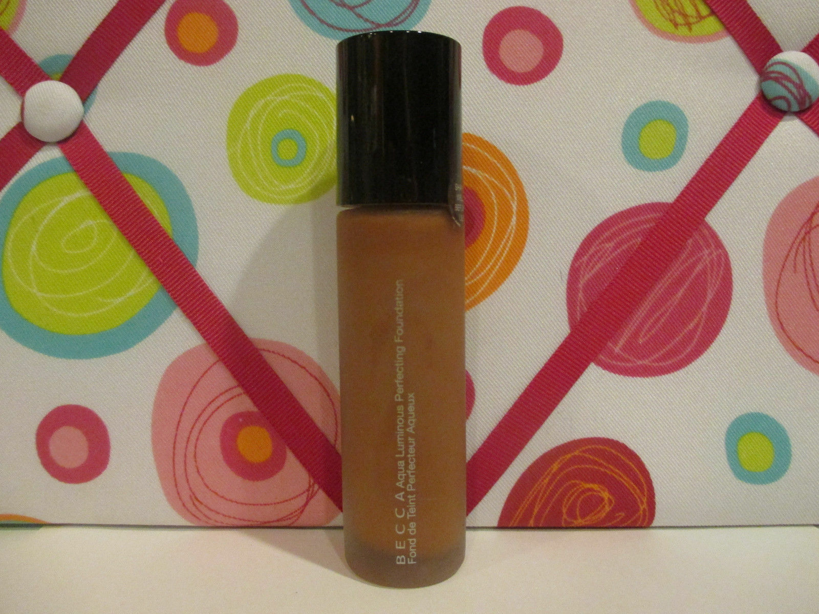 BECCA ~ AQUA LUMINOUS PERFECTING FOUNDATION ~ DEEP BRONZE ~ 1 OZ UNBOXED
