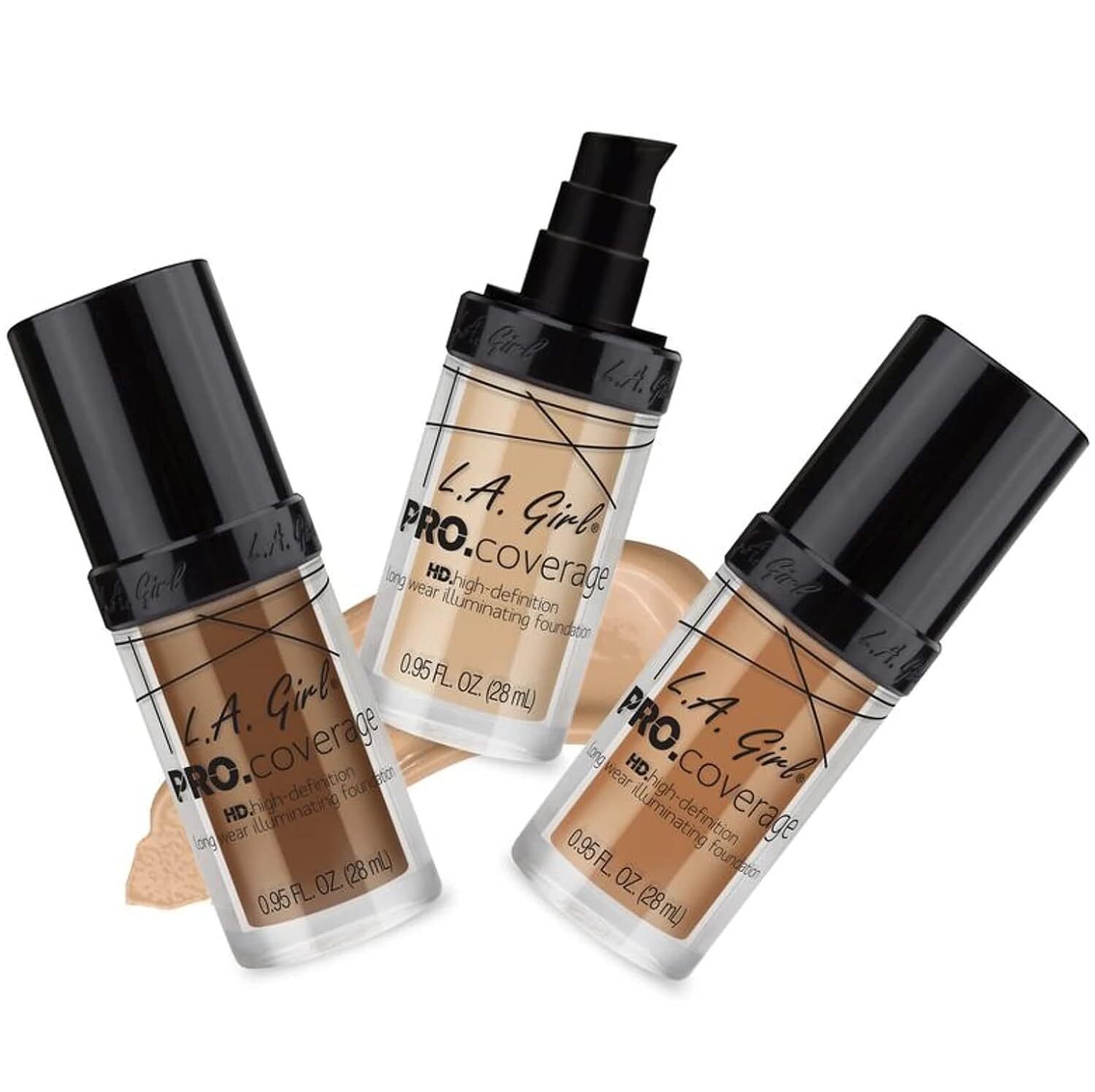 L.A. Girl Pro Coverage HD Illuminating Foundation 1 OZ – Pick Your Color