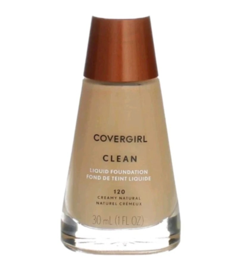 Covergirl Clean Liquid Foundation 120 Creamy Natural Original Discontinued