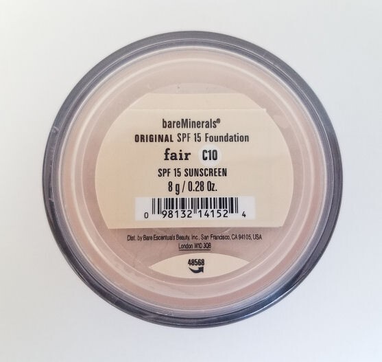 New Bareminerals Original FAIR C10 Spf 15 Powder Foundation 0.28 oz 8g