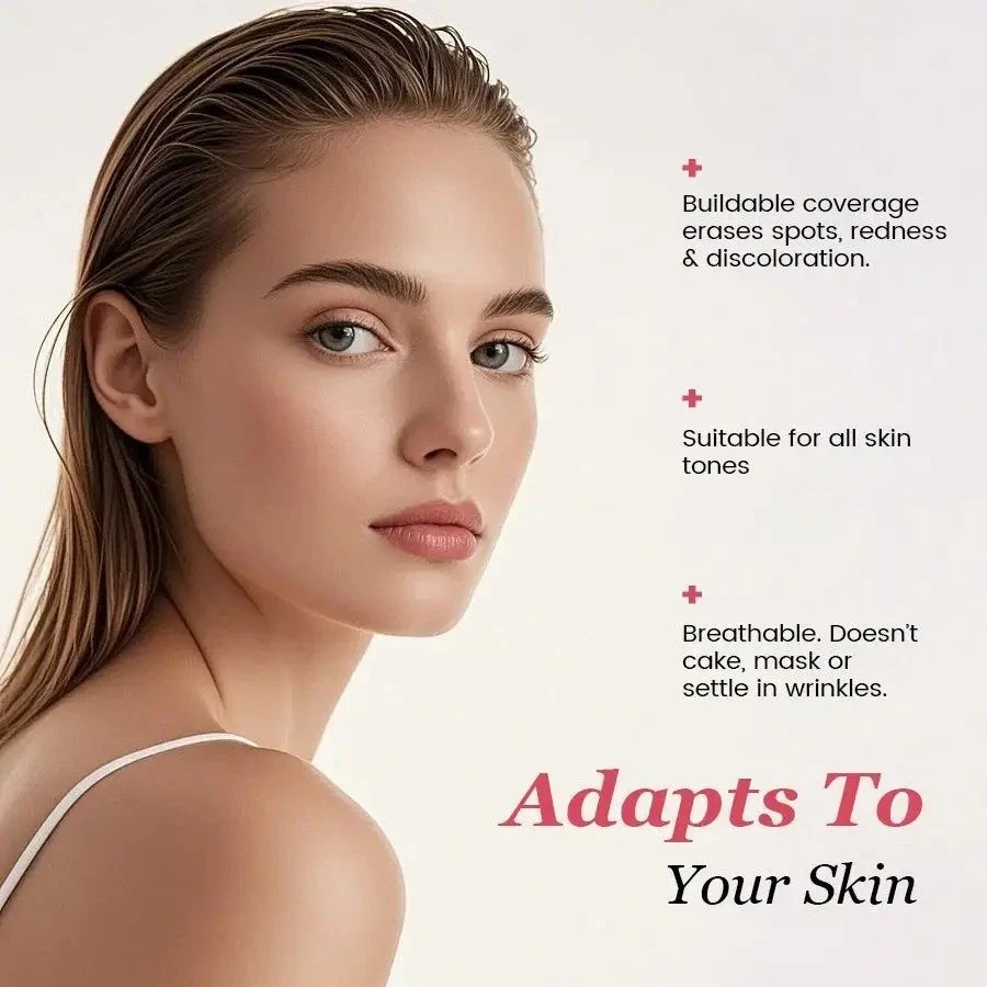 Smooche Color Changing Liquid Foundation 30ml Natural Finish Makeup Free Ship US