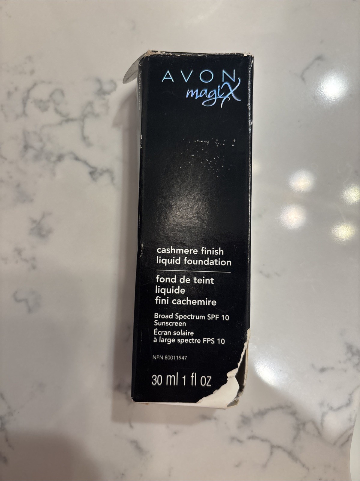 Avon MagiX Cashmere Finish Liquid Foundation Pure Beige SPF 10 1 fl oz – NOS