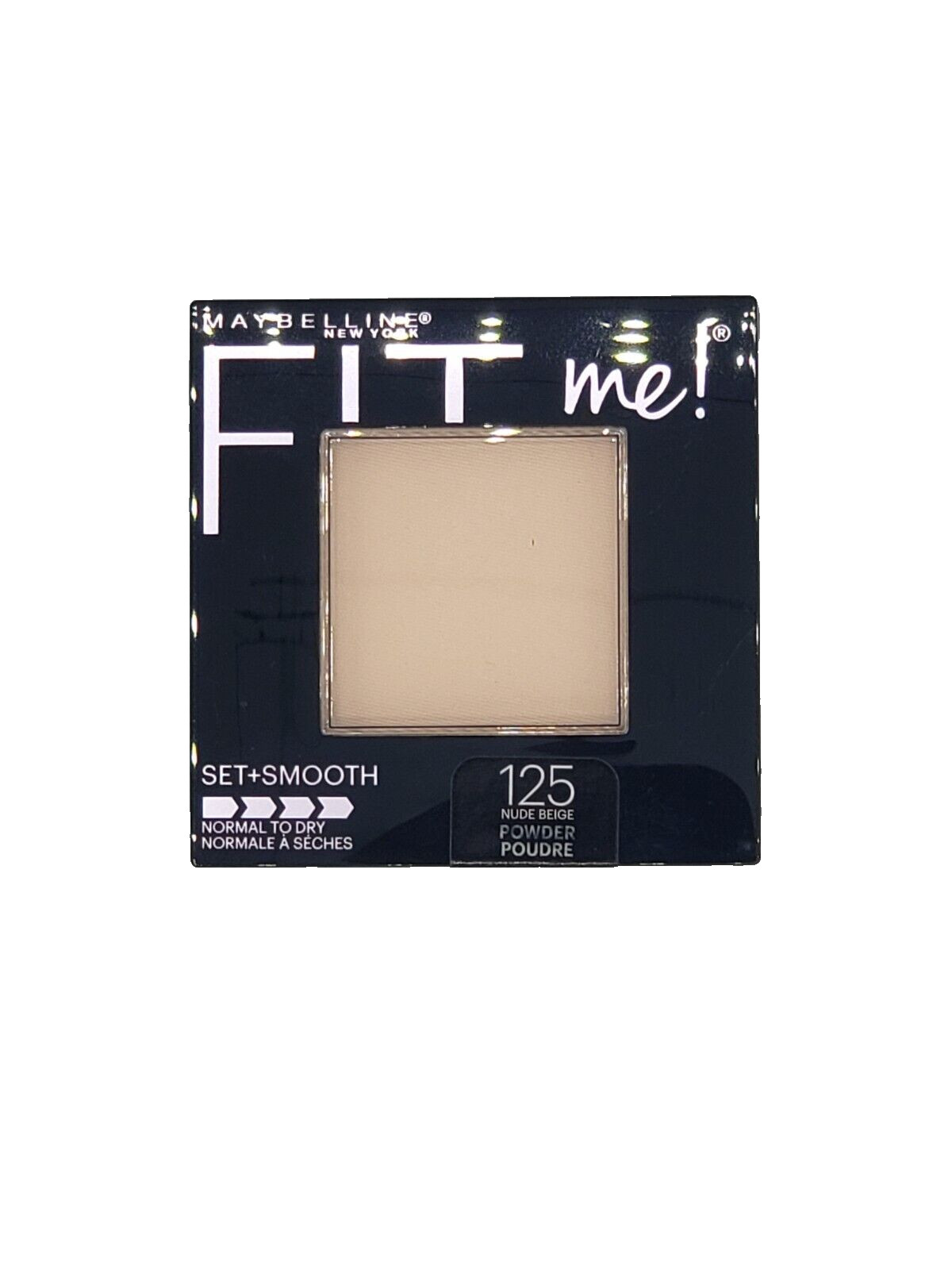 NEW Maybelline Fit Me! Set+Smooth Normal To Dry 125 Nude Beige