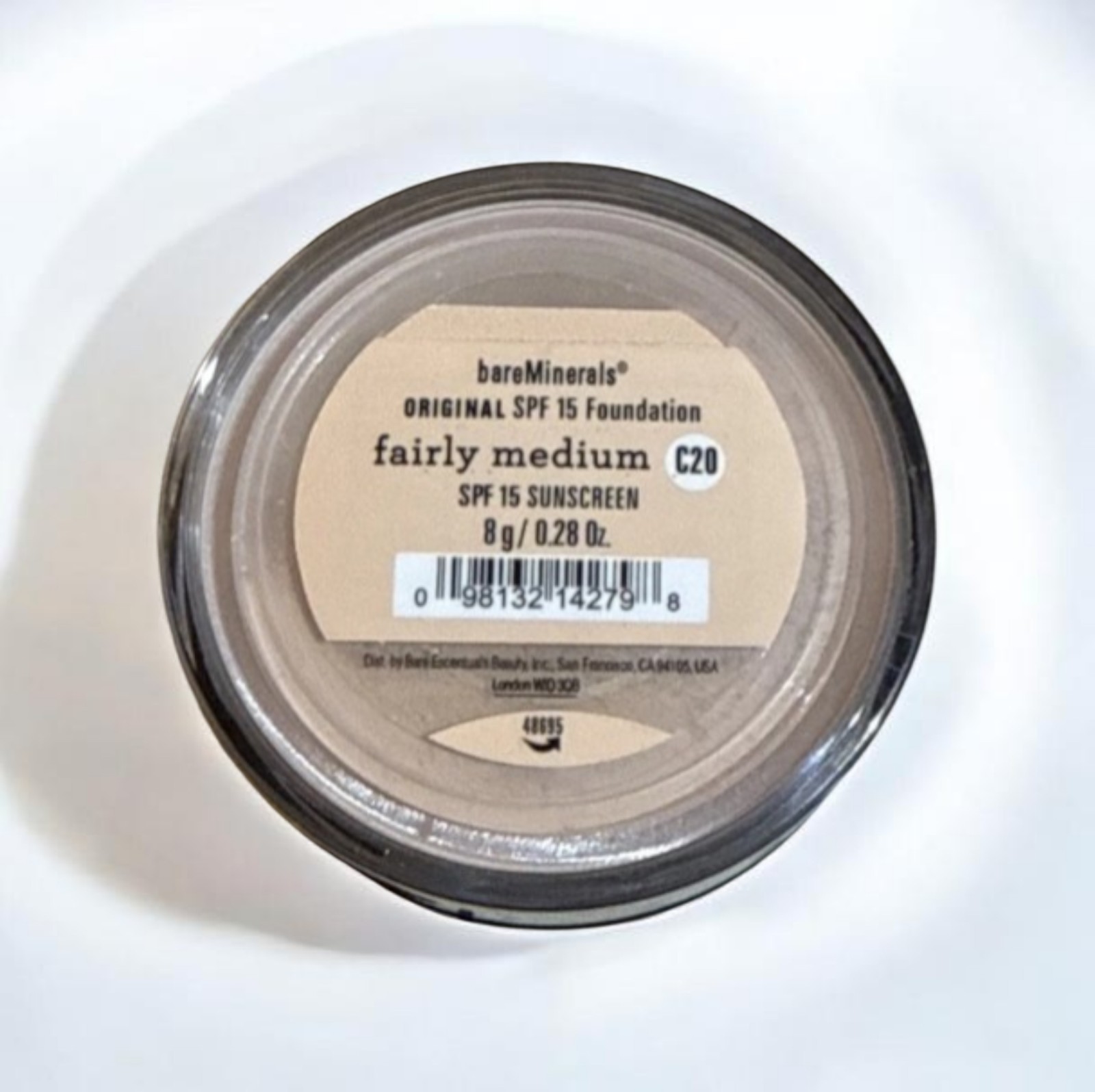Pack Of 3 BareMinerals Original Foundation Fairly Medium C20 8g/0.28oz
