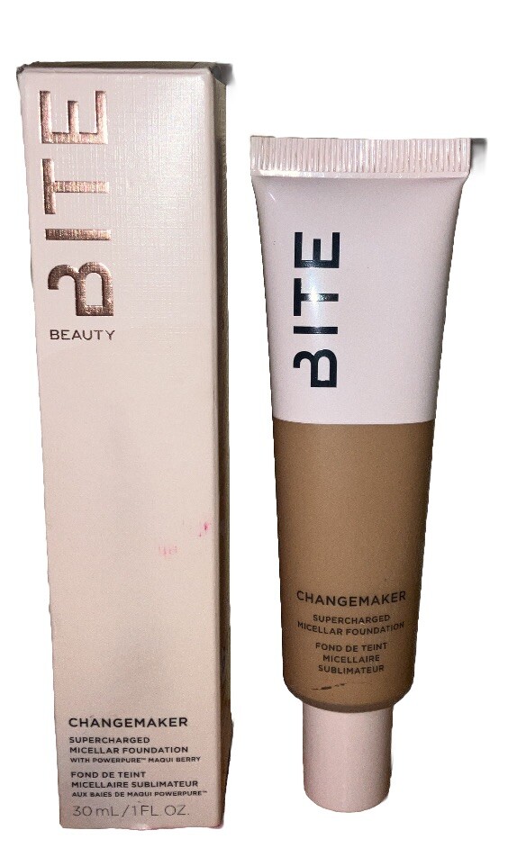 BITE BEAUTY CHANGEMAKER SUPERCHARGED MICELLAR FOUNDATION COLOR M90 NEW WITH BOX