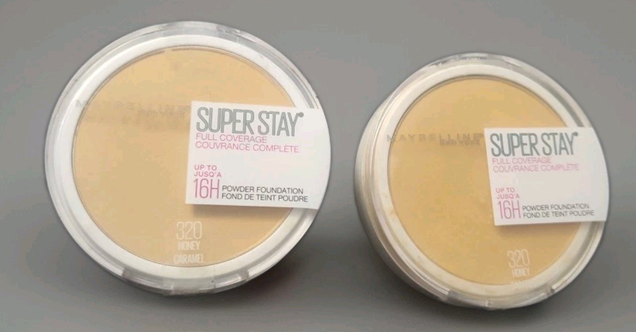 2 PACK Maybelline Super Stay Full Coverage Powder Foundation 320 Honey – Sealed