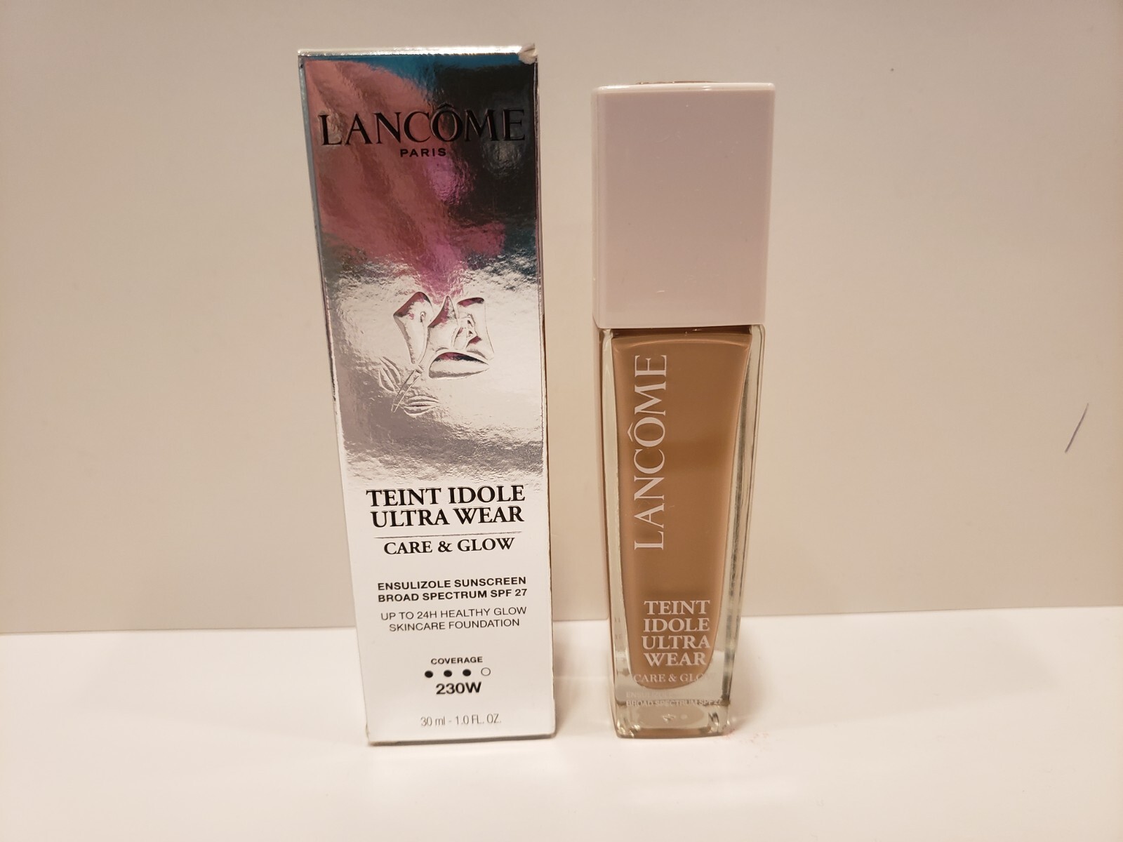 Lancome ~ Teint Idole Ultra Wear Care & Glow Foundation ~ 230W ~ 1 oz~NIB- 7/27