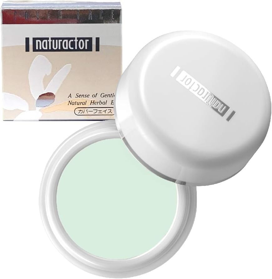 Naturactor Cover Face Foundation 171 Green Tone 20g/0.7oz Made In Japan