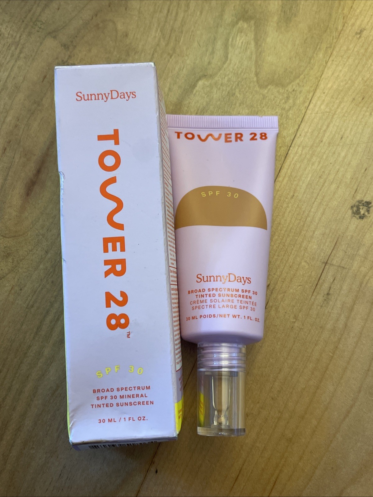 Tower 28 Sunny Days Tinted Sunscreen 1oz – POMONA 38 – SPF 30 NEW NIB