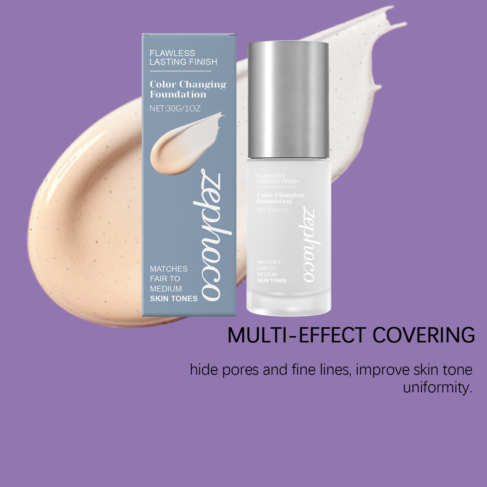 Color Changing Foundation For Mature Women Colour Prime Prometics Shade Coverage