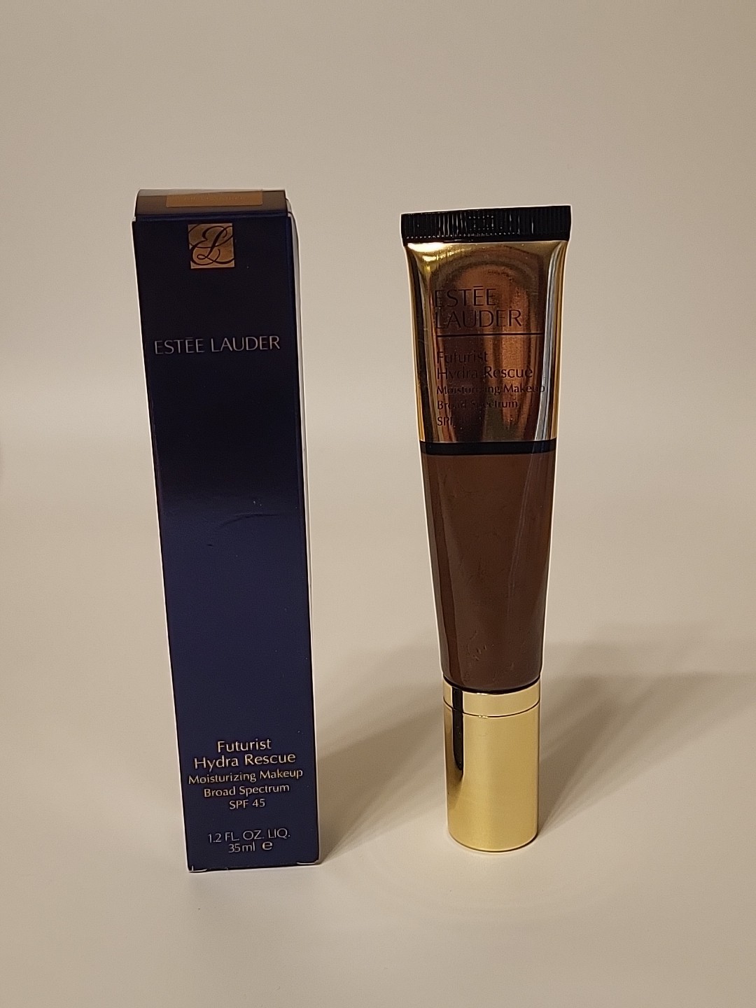 ESTEE LAUDER FUTURIST Hydra Rescue Moisturizing Makeup 7N2 Rich Amber Open Box