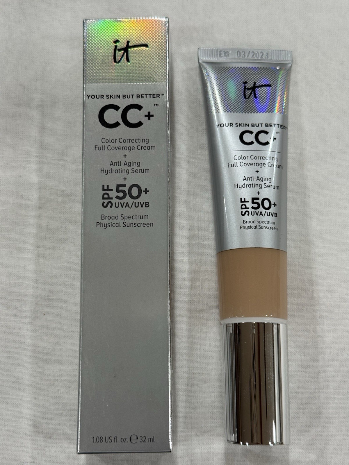 It Cosmetics Your Skin But Better CC+ SPF 50 ( Light ) 1.08 fl.oz New