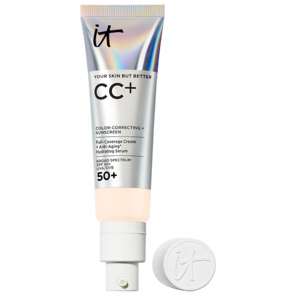 IT Cosmetics Authentic CC+ Cream Foundation with SPF 50+ Standard size 30 Colors