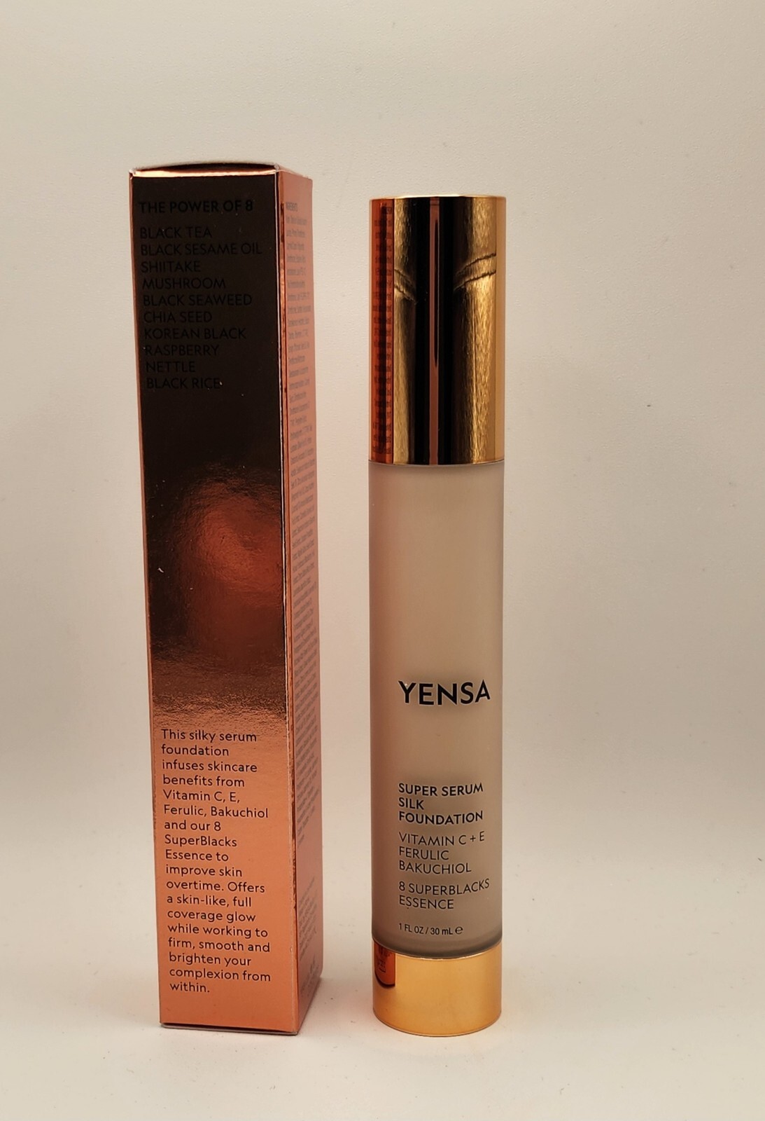 Yensa Super Serum Silk Foundation In Shade LIGHT WARM NEW SEALED