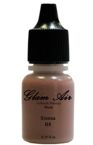 Glam Air Airbrush Blush Makeup for All Skin Types 0.25 Oz Bottle(SIENNA B8)