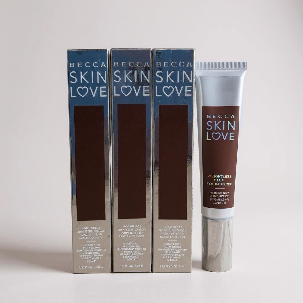 Becca Skin Love Blur Foundation Chestnut 1.23oz – 3 Pack – Rare HTF