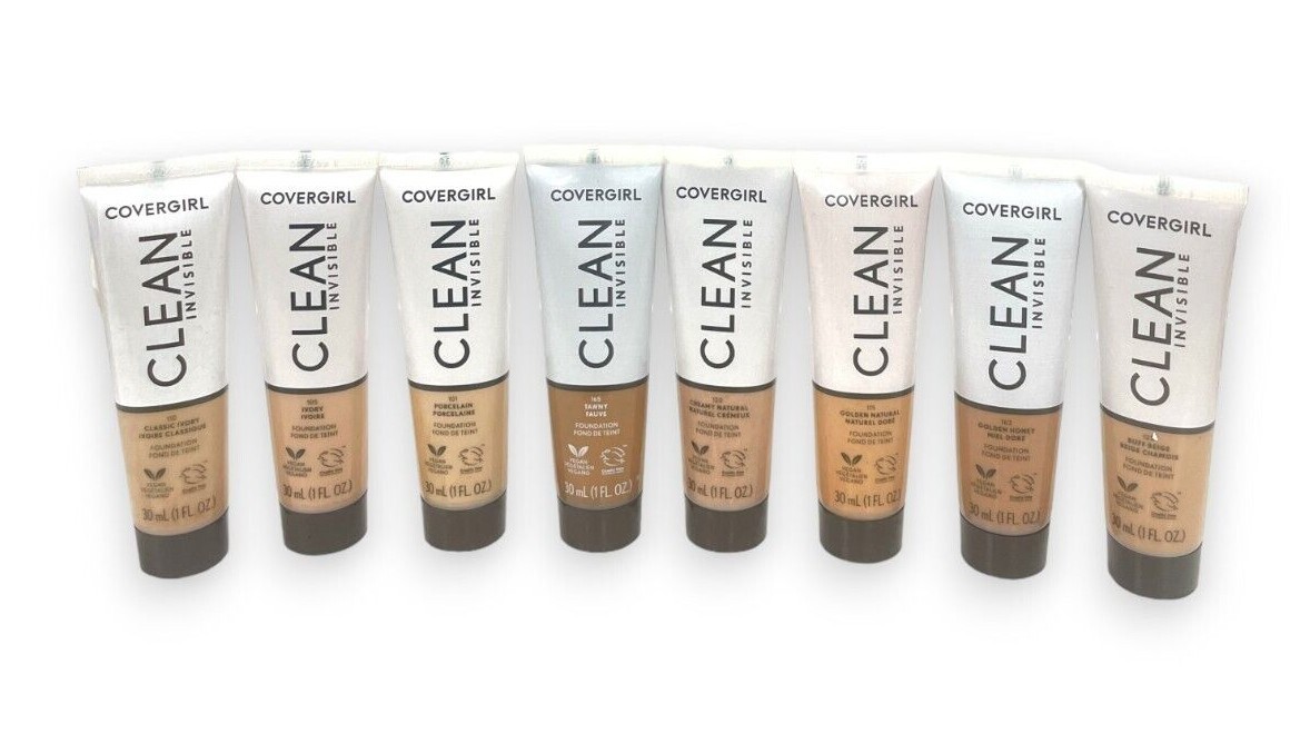 Covergirl Clean Invisible Foundation (30ml/1fl.oz) You Pick, As Seen In Pics