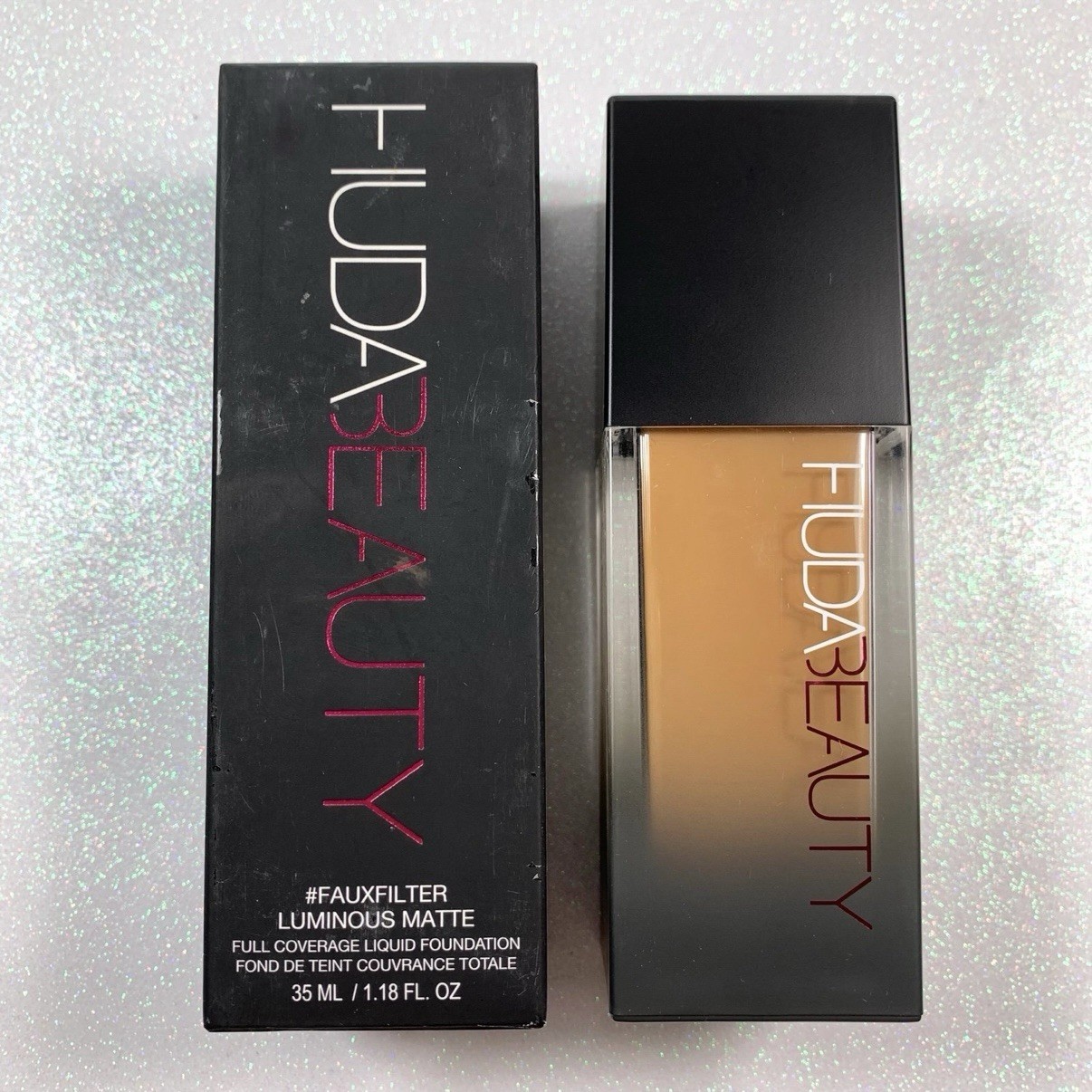 Huda Beauty FauxFilter Luminous Matte Liquid Foundation Dulce De Leche 350G BNIB