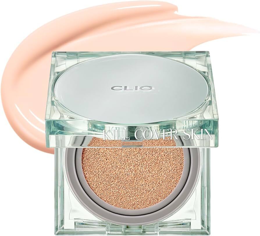 CLIO Kill Cover Skin Fixer Cushion SPF50+/PA+++ 15g + Refill 15g