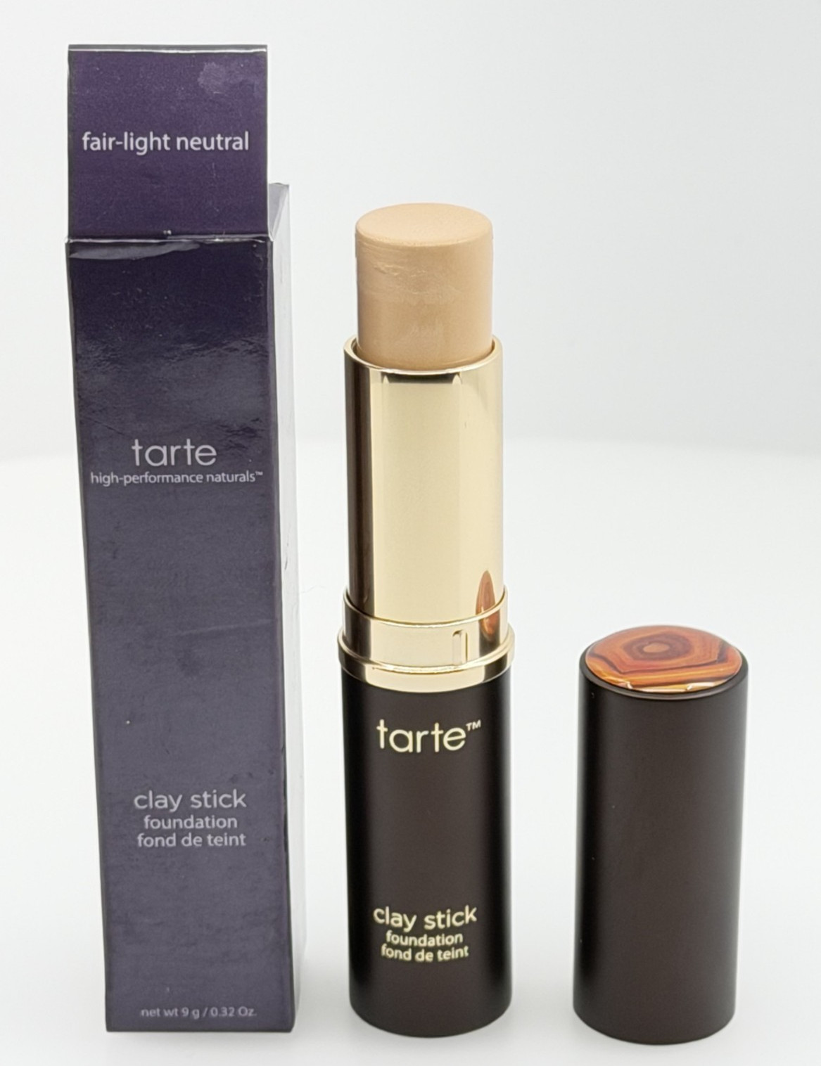 Tarte Clay Stick Foundation – Fair Light Neutral – Full Size 9 g / 0.32 oz – New