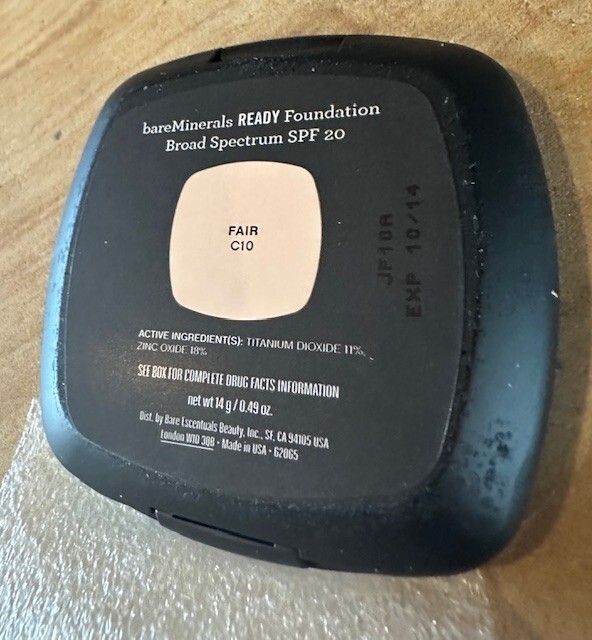 bareMinerals READY Foundation – Pressed – Full Size 14g / 0.49 oz – Fair C10