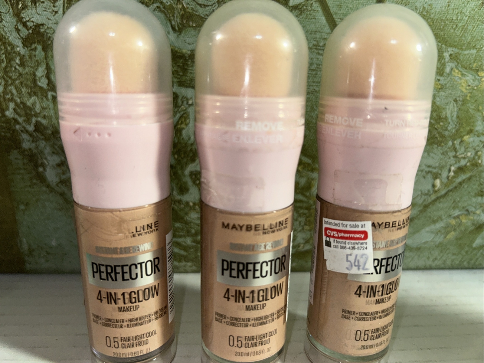 Maybelline NewYork Instant Age Rewind Perfectos 4-In-1 Glow .5Fair/Light Cool3pc
