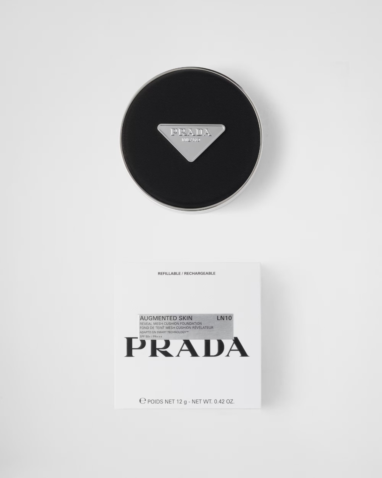 Prada Beauty New Reveal Mesh Cushion Foundation Soft Matte Long Wear Authentic