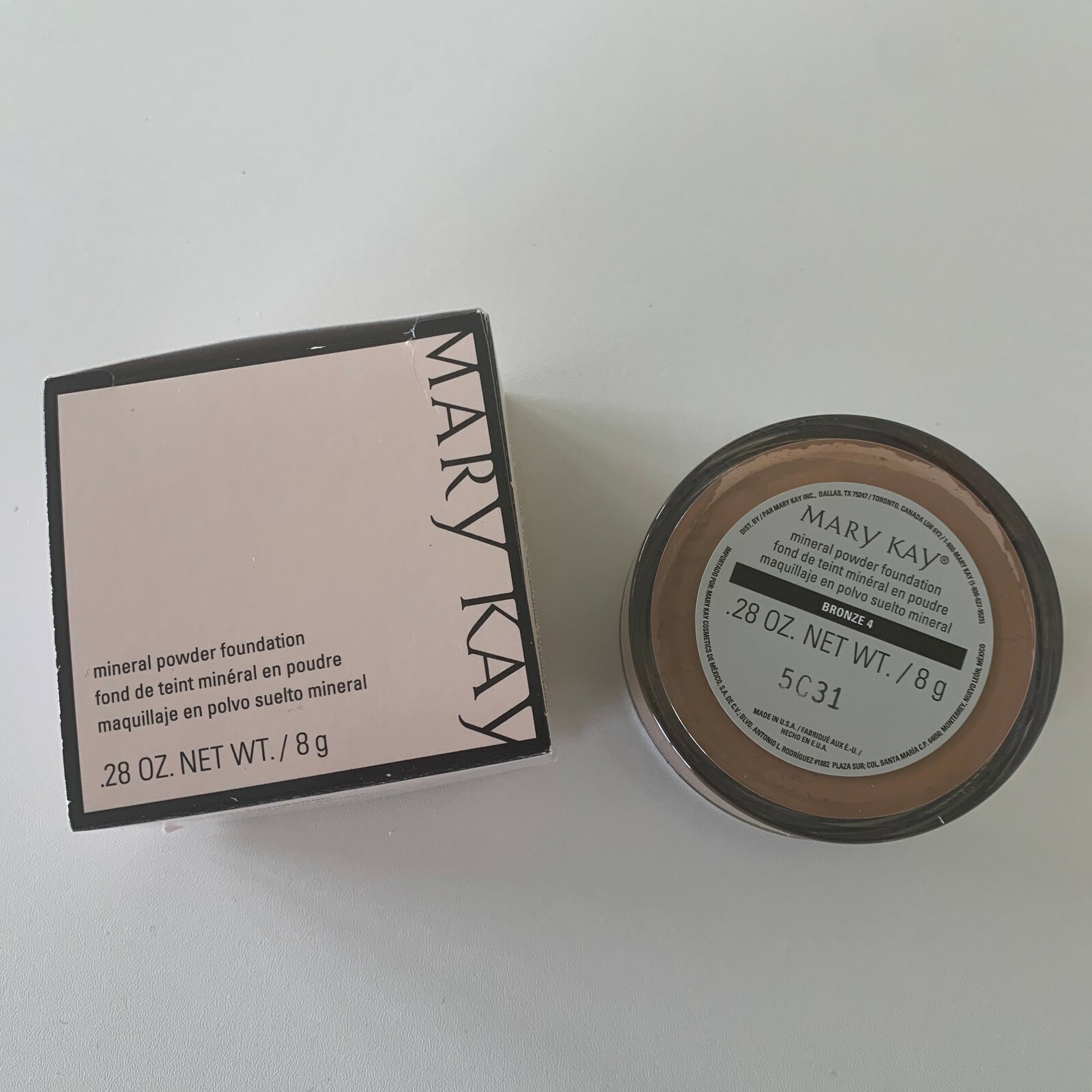 Brand New Mary Kay Mineral Powder Foundation – Color Bronze 4 Full Size .28 oz.