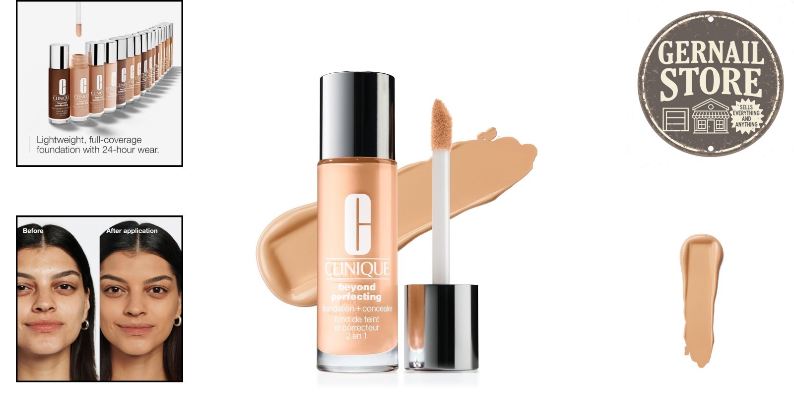 Beyond Perfecting Liquid Foundation + Concealer – Natural Matte Finish, 1 Fl Oz