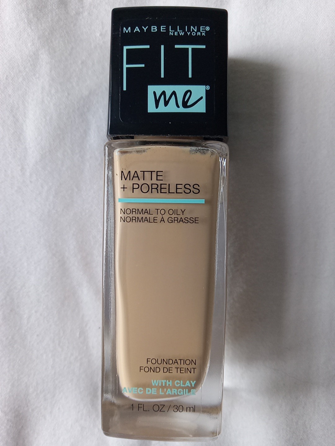 Maybelline Fit Me Foundation 128 Warm Nude Matte+ Poreless Normal To Oily Skin