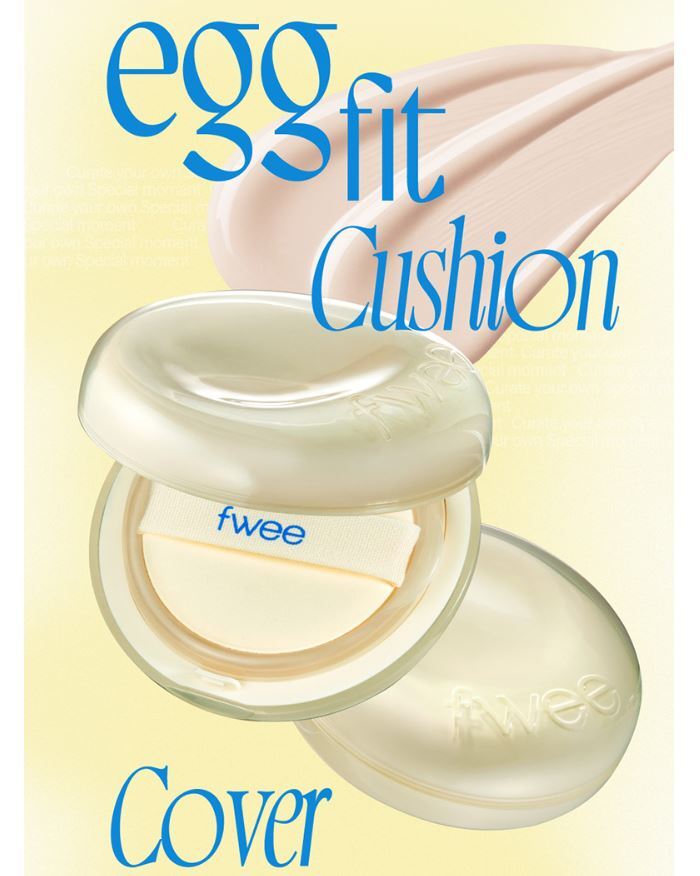 FWEE Cushion Egg-Fit Cover 13g SPF50+PA+++, 24 S/S NEW(Refill not included)
