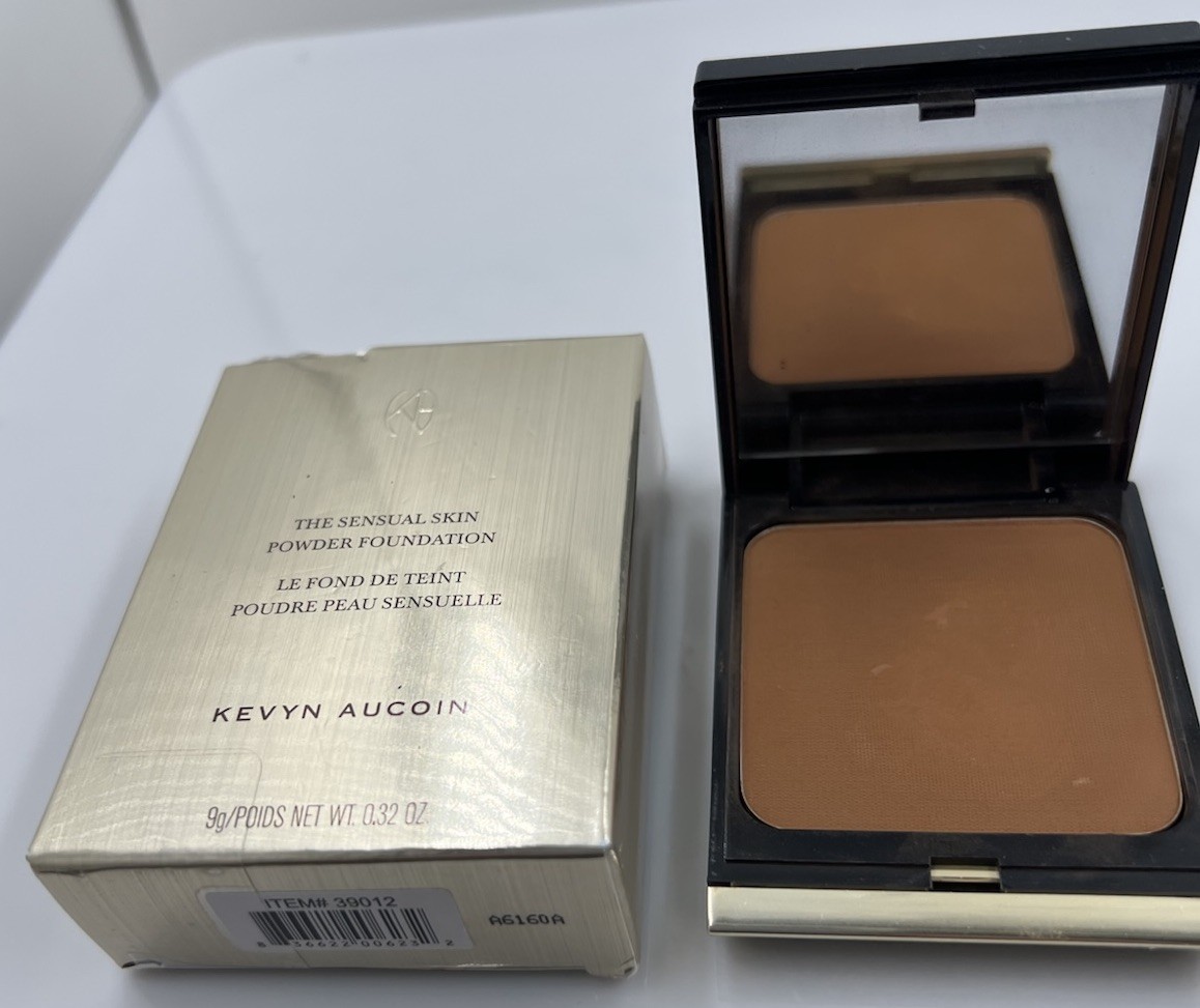 Kevyn Aucoin Sensual Skin Powder Foundation Deep PF-12 NO BRUSH/BAG New In Box