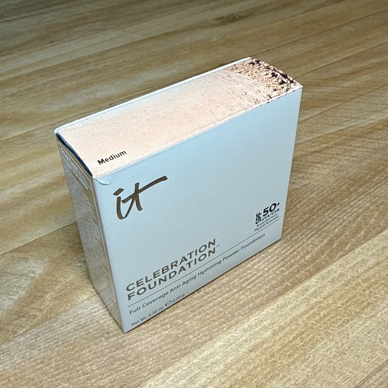 NEW IT Cosmetics Celebration Foundation MEDIUM Anti-Aging Powder SPF 50+ 0.30oz