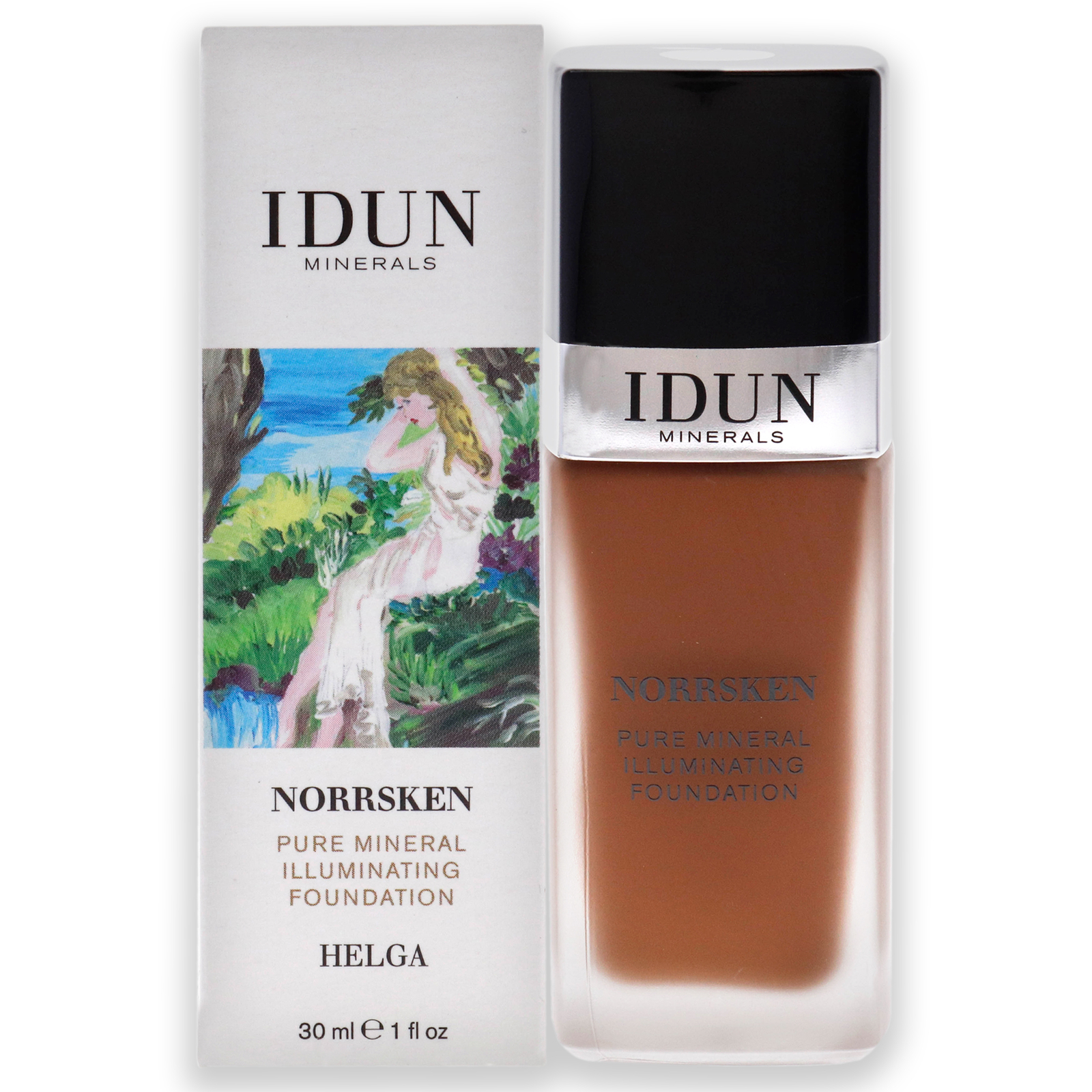 Norrsken Foundation – 227 Helga by Idun Minerals for Women – 1 oz Foundation