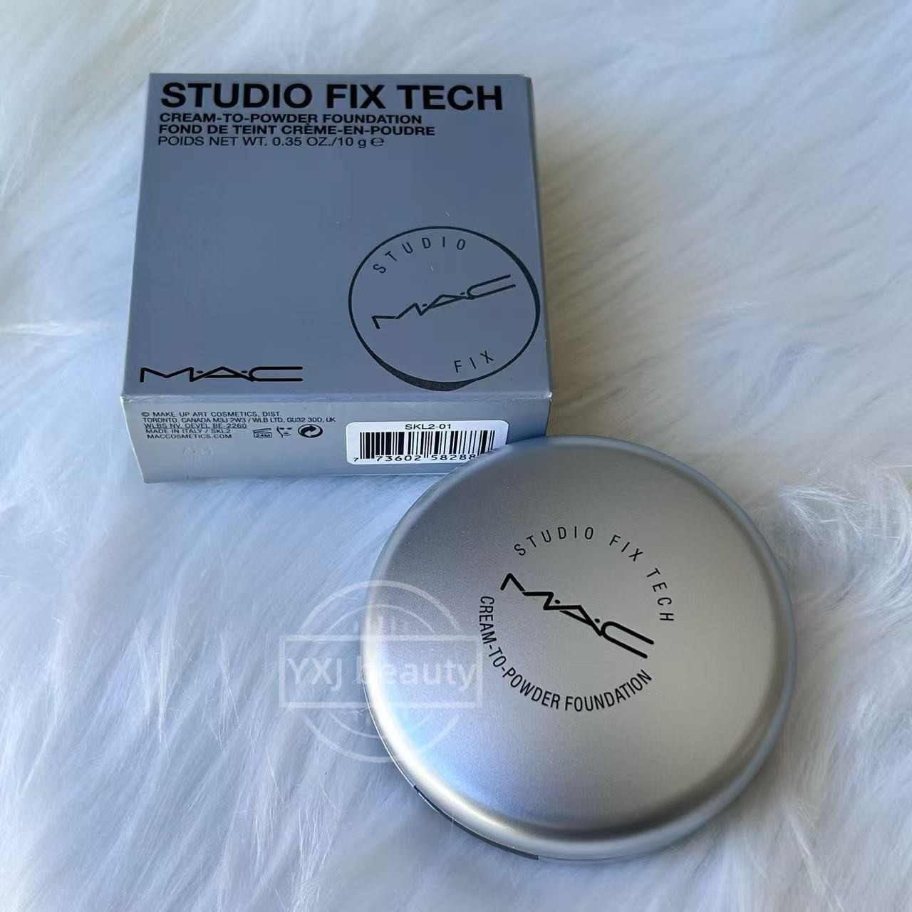 New Sealed MAC Studio Fix Tech Cream To Powder Foundation~NC10~Full Size 10 g