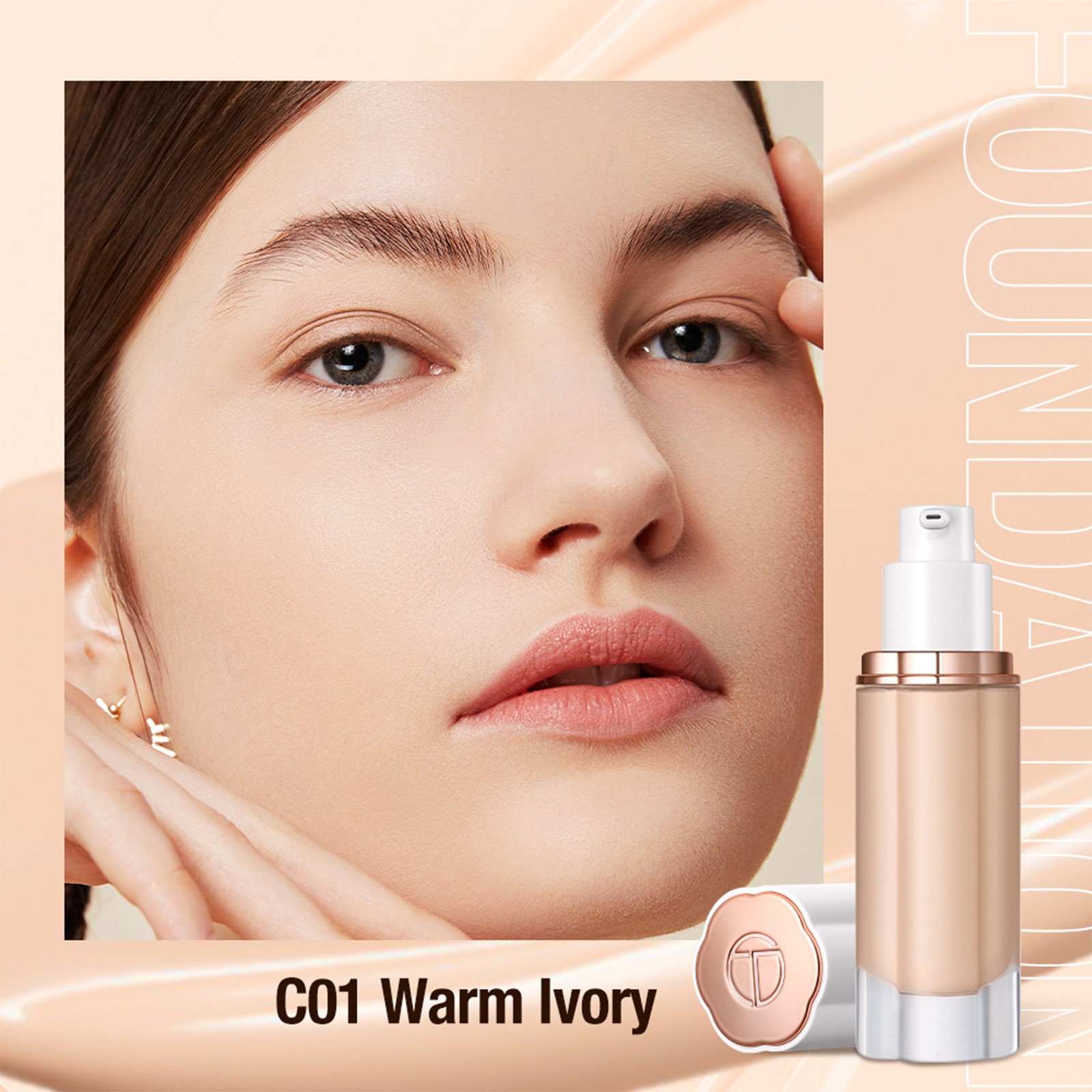 Women 30ml Covering Flaws 1Pcs Pore-minimizing Liquid Foundation Moisturizing
