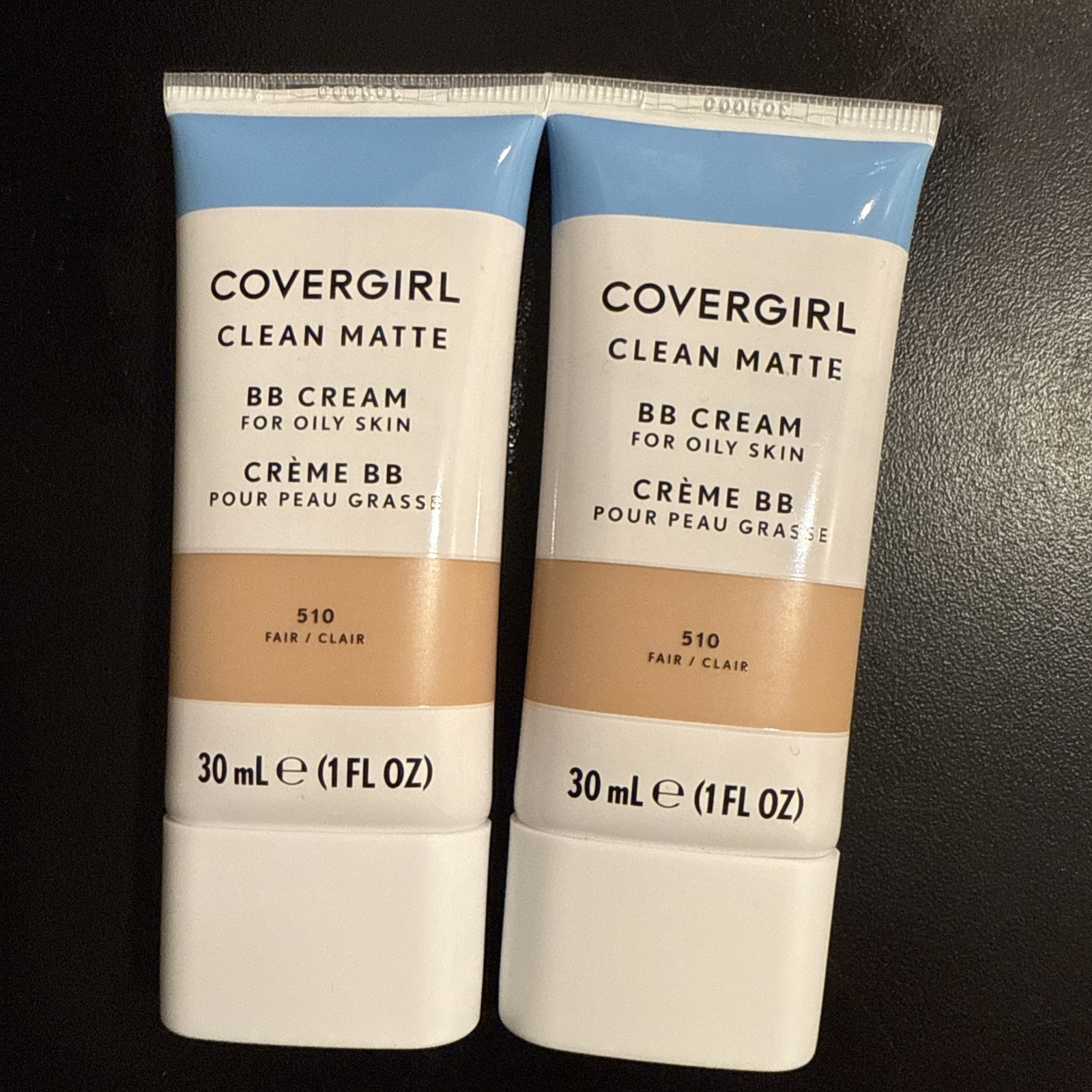 NEW CoverGirl Lot of (2) Clean Matte BB Cream For Oily Skin – #510 Fair